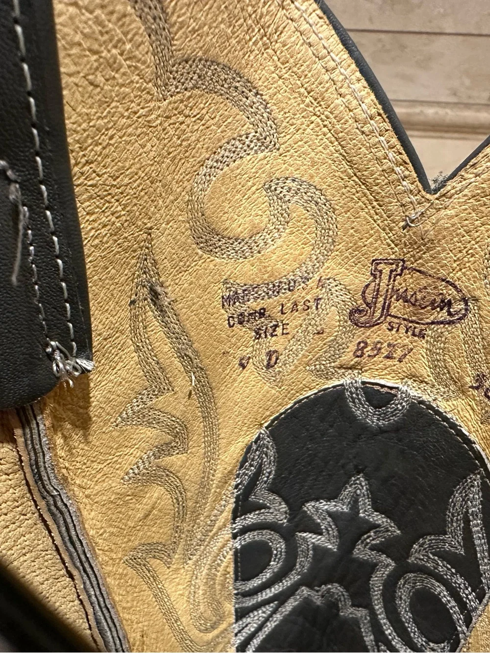 Brand New Genuine Elephant Justin Boots, Size 9D - Picture 4 of 5